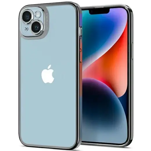 Spigen Optik Armor iPhone 14 chrome grey ACS05057