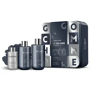Grace Cole Homme Shower Care Set ( Černý pepř & Mandarinka )- Dárková sada v plechové dóze ( 4 ks )