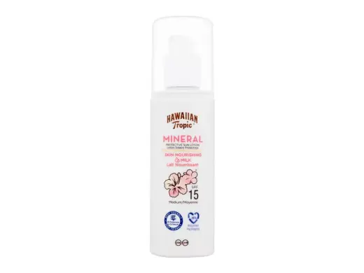 Hawaiian Tropic Mineral Skin Nourishing Milk SPF15 Sun Body Lotion 100 ml