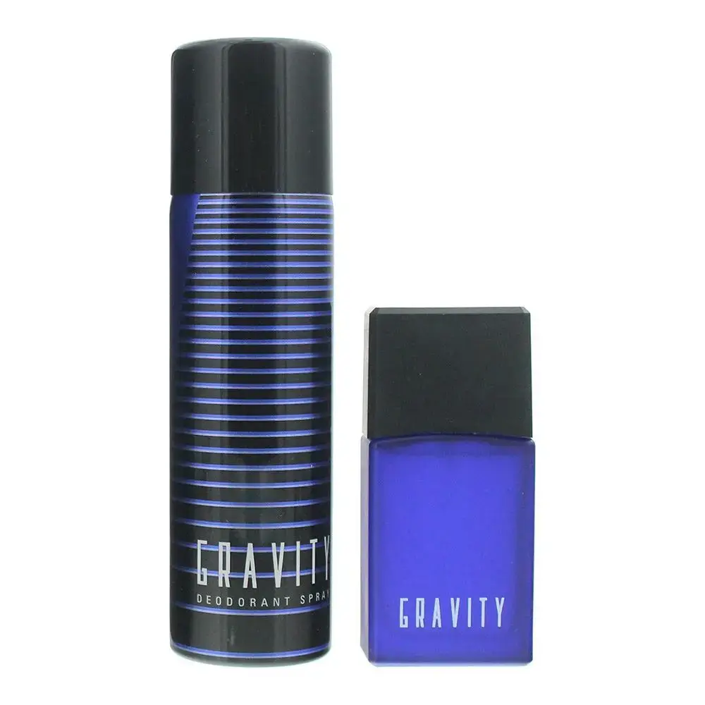 Set Coty: Gravity, Nourishing, After-Shave Lotion, 30 ml + Gravity, Deodorant Spray, For Men, 120 ml
