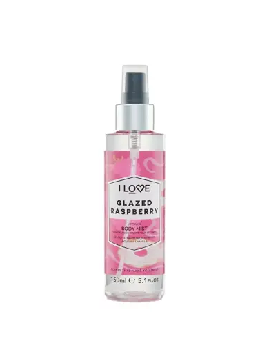 I Love, Signature Collection, Mist Spray, Glazed Raspberry, All Over The Body, 165 ml