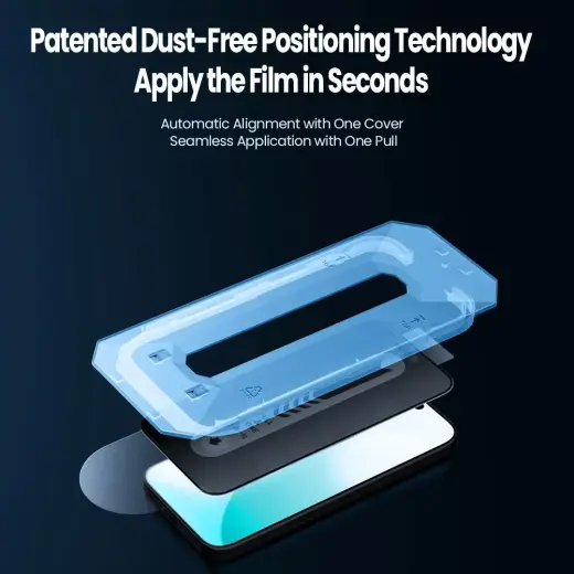 Nillkin Tempered Glass 0.25mm Guardian 2.5D for Apple iPhone 17 Pro Black (with applicator)