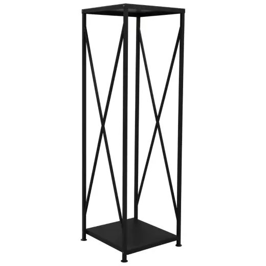 Firewood rack H162-B, 34x34x111cm, black