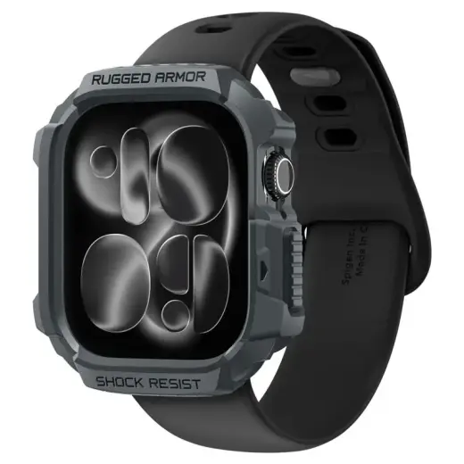 Spigen Rugged Armor 2, dark gray - Apple Watch 11 46mm