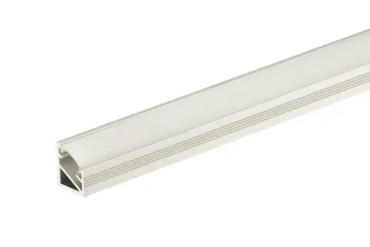 Profils leņķa ALU LED virtenei + uzlika, 14x16.5mm, 1m