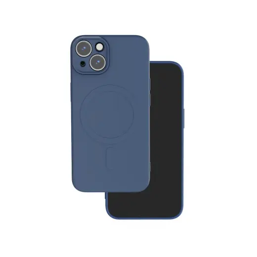 Simple Color Mag phone case with MagSafe support for iPhone 16 navy