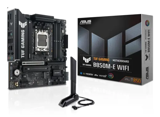 Материнская плата ASUS TUF GAMING B850M-E WIFI AM5 mATX