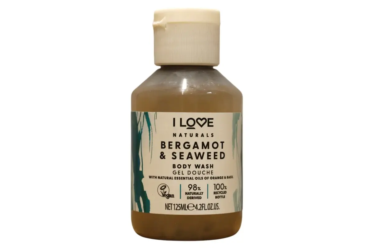 I love Naturals Collection, Bergamot AND Seaweed, Hydrating Shower Gel, For All Skin Types, 125 ml