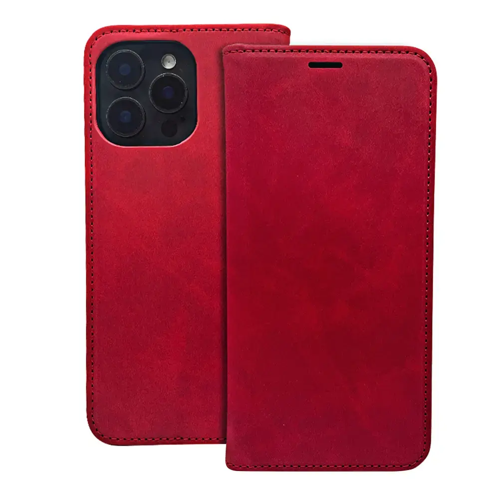 Smart Suede case for Realme 16 Pro 5G red