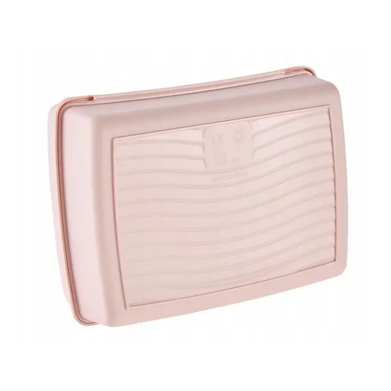 Pārtikas uzglabāšanas trauks deco-click-box midi 1L Carla “Fruits” 17x13x7cm rozā