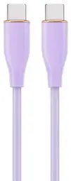 Gembird Premium silicon data transfer and charging cable | USB-C to USB-C | 1.5m | purple
