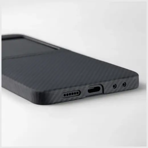 Case PITAKA Ultra-Slim MagSafe for Samsung Galaxy Z Flip7 black grey Photo