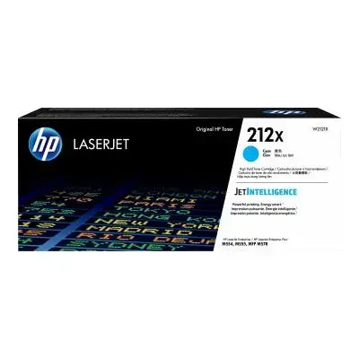 HP 212X Hohe Ergiebigkeit Cyan original LaserJet Tonerpatrone (W2121X)