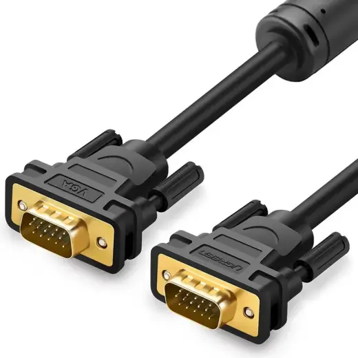 Ugreen video vads VGA | 1080p | 1.5m melns