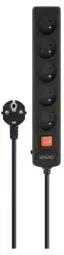 Pagarinātājs Savio Surge Protection Power Strip 5 sockets 3m