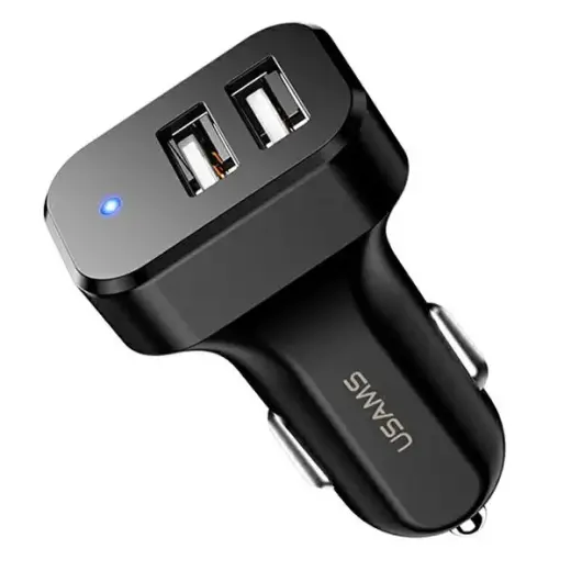 USAMS CC87TC01 car charger | 10.5W | USB-A | black
