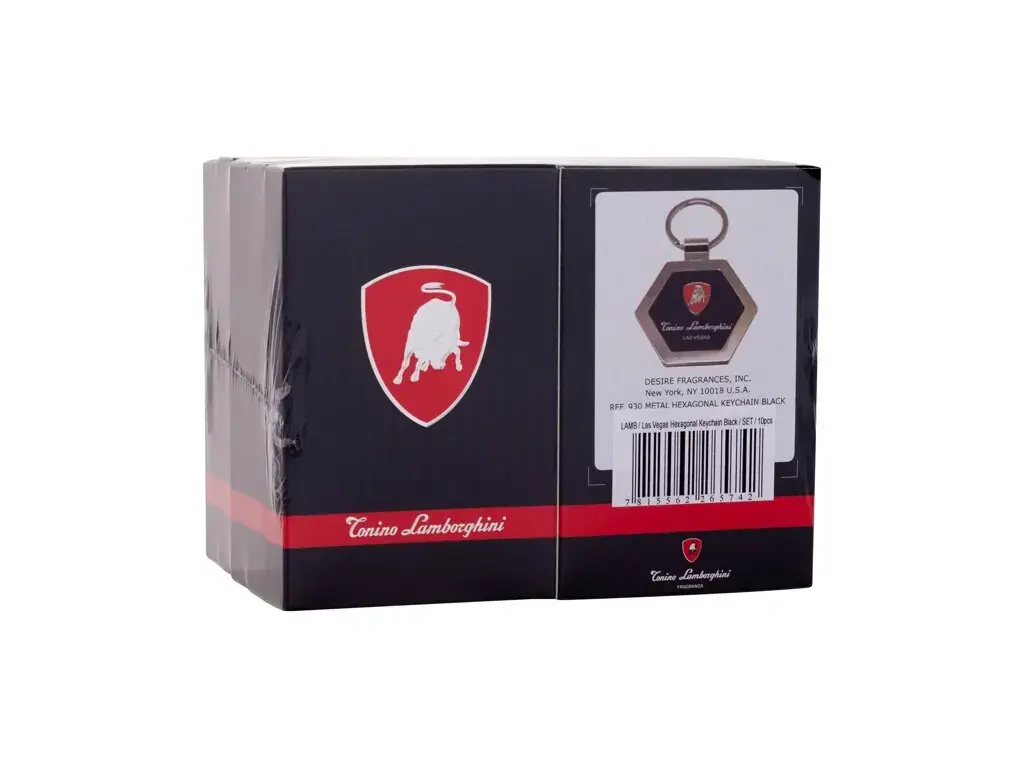 LAMBORGHINI Las Vegas Keychain Set Hexagonal