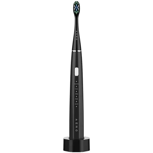 AENO SMART Sonic Electric toothbrush, DB2S: Black, 4modes +8 smart, wireless charging, 46000rpm, 90 days without charging, IPX7