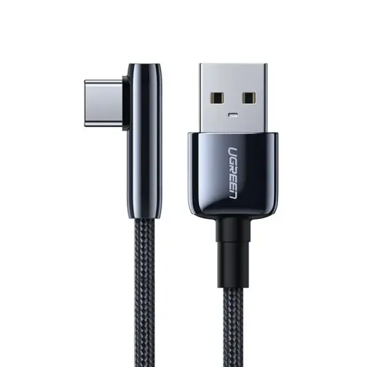 Ugreen elbow USB - USB Typ C cable 5 A Quick Charge 3.0 AFC FCP 2 m black (70434 US313)