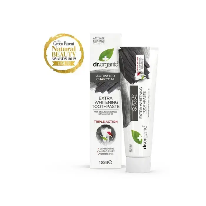 DR. ORGANIC Charcoal Toothpaste 100ml (5060391844213)