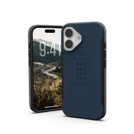UAG Civilian MagSafe case for iPhone 17 - navy blue