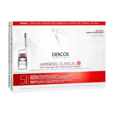 VICHY Dercos Aminexil Clinical 5 Women 21 Monodoses 6ml