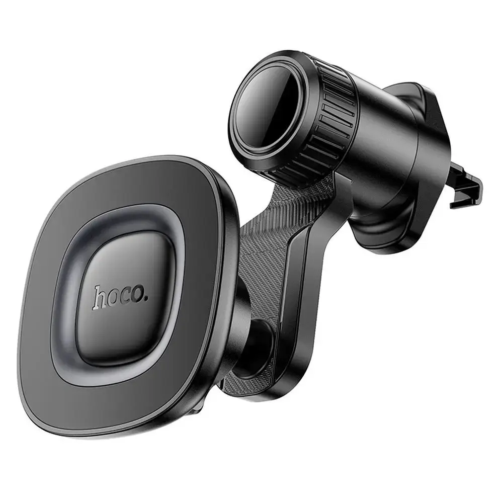 Magnetic car phone holder compatible with Magsafe Hoco air vent H74 black and gray
