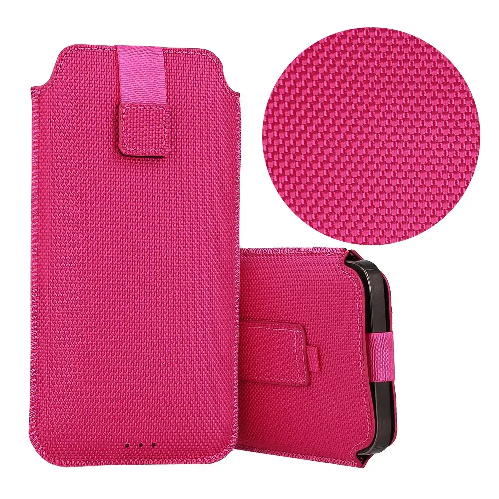 HIT Pouch Case (Size XXL) for Samsung S25 Ultra/S24 Ultra/M35/M23/A16 5G/Xiaomi Redmi 14C design 2 pink
