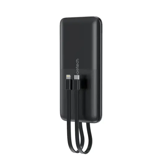 Choetech B654 external battery (powerbank) | 10000 mAh | 22.5W | USB-A, USB-C, Micro USB, Lightning | black