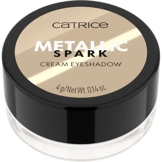 Catrice, Metallic Spark, Brilliant, Cream Eyeshadow, 010, Champagne Chic, 4 g