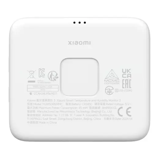 Xiaomi Mi Temperature and Humidity Monitor 3 White