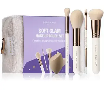 BrushArt Soft Glam Face & Eye Brush Set - Dárková sada