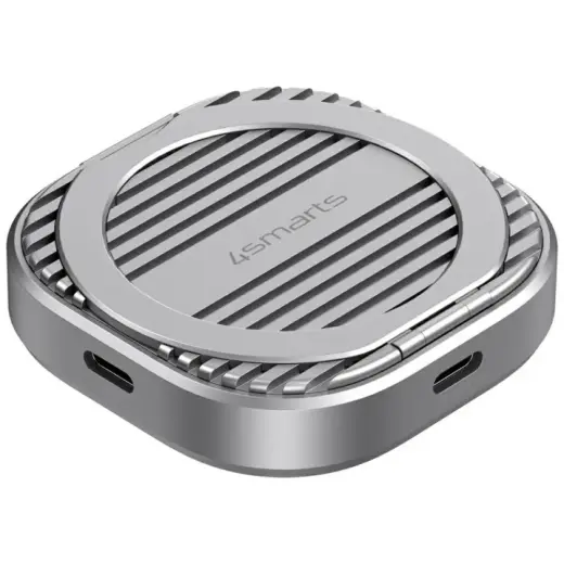 Magnetic SSD case 4smarts up to 4TB with 3C MagSafe stand grey 541311