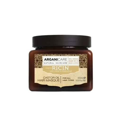 Arganicare, Ricin, Hair Treatment Cream Mask, For Growth Stimulation, 500 ml