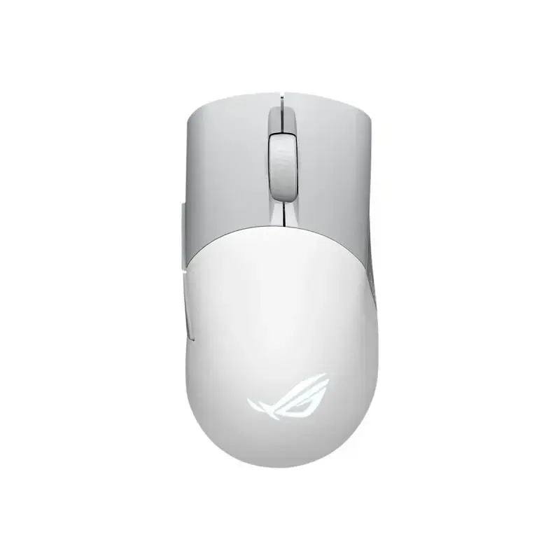 ASUS ROG Keris Wireless AimPoint - mouse - 2.4 GHz, USB 2.0, Bluetooth 5.1 LE - moonlight white
