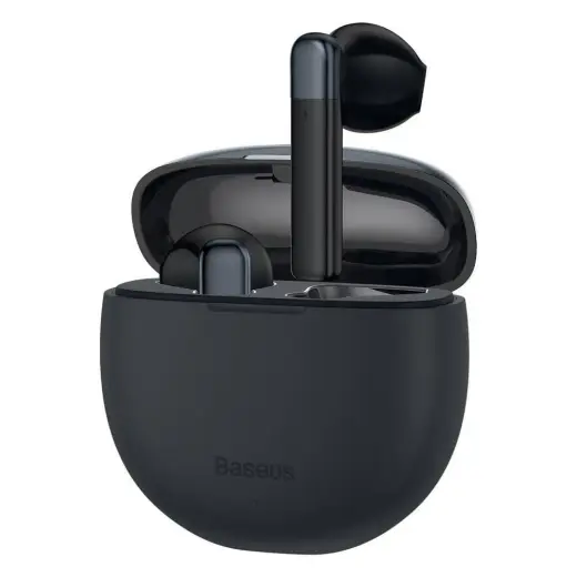Wireless headphones Baseus Encok W2, Bluetooth 5.0 (black)