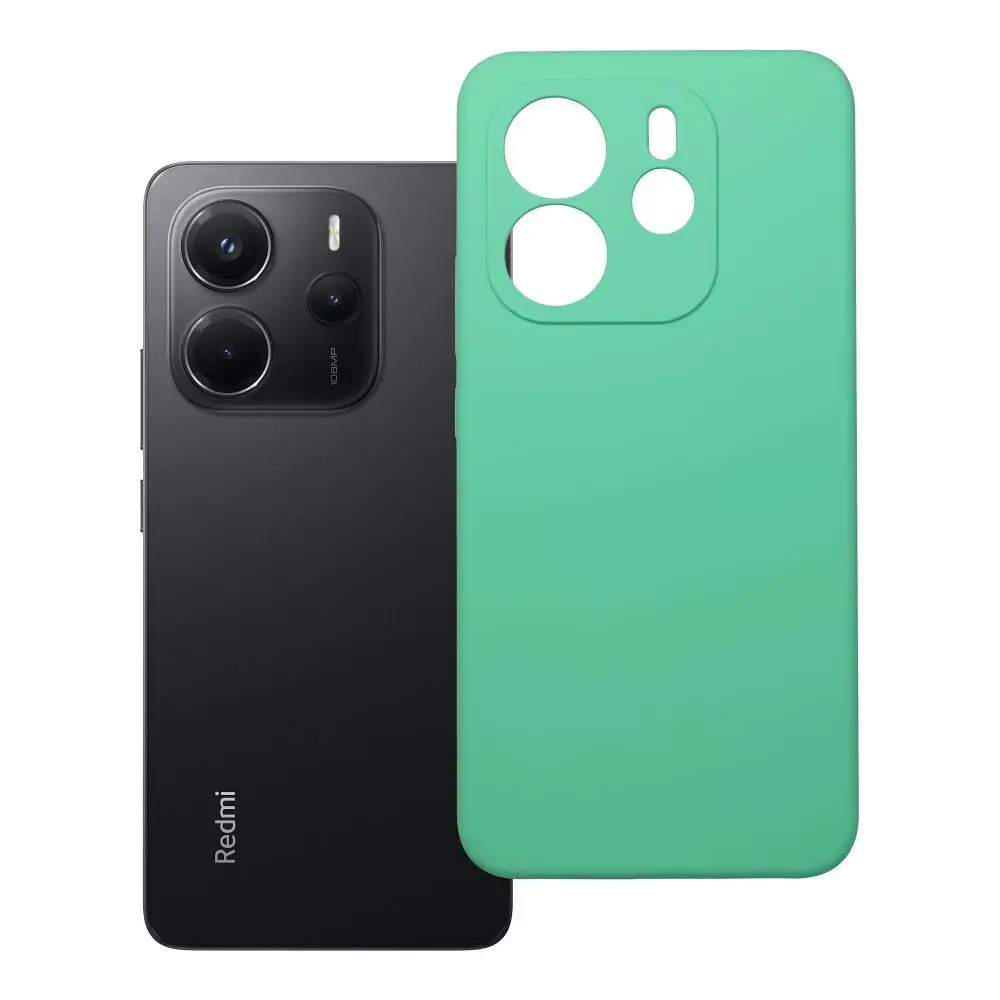 Case SILICONE 2mm for XIAOMI REDMI NOTE 14 4G (GLOBAL - 164,84mm x 78,15mm x 8,16mm) mint