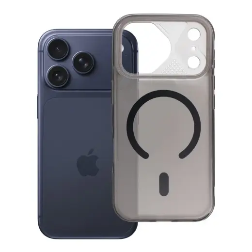 Aurora maciņš ar MagSafe atbalstu telefonam iPhone 17 Pro melns