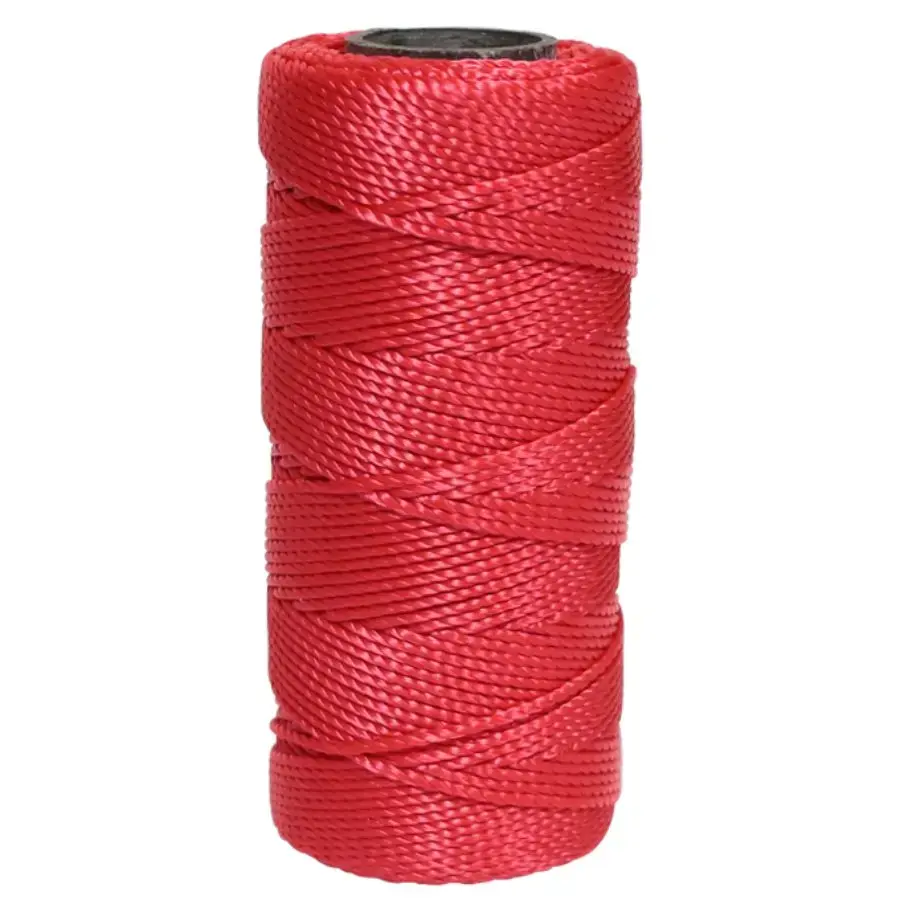 Lasso Cord twisted polypropylene 1 mm x 100 m, red