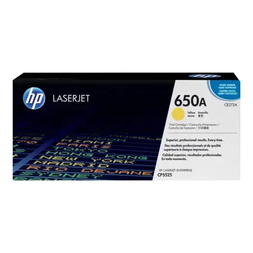 HP Cartridge No 650A HP650A HP 650A Yellow Gelb (CE272A)