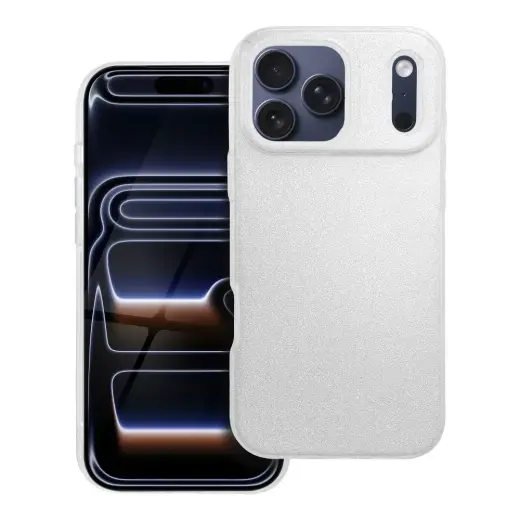 SHINING phone case for iPhone 17 Pro Max silver
