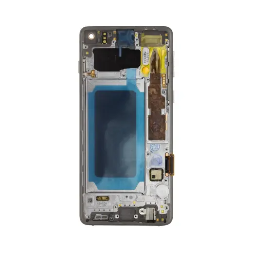 LCD display + Touch Unit + Front Cover for Samsung G973 Galaxy S10 Black