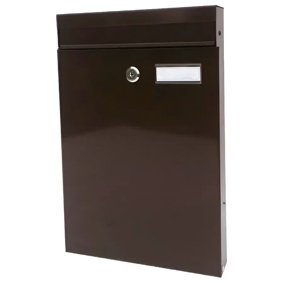 Mailbox 380x250x50mm brown