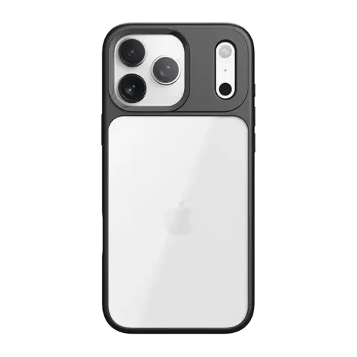 Rock Guard Lens Protection Series telefoni ümbris iPhone 17 Pro läbipaistev must