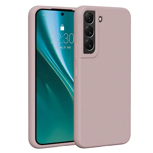 Etteri Silicone phone case for Samsung Galaxy S22 light pink