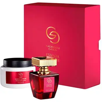 Oriflame Giordani Gold Essenza Supreme Dárková sada EDP 50 ml a tělový krém 250 ml