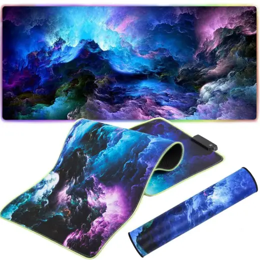 Goodbuy Cosmic Waves XXL spēļu peles paliktnis RGB | 900 x 400| 7 režīmi
