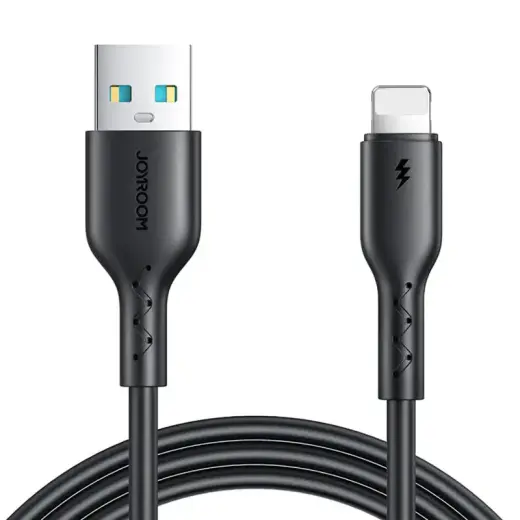 Joyroom SA26-AL3 datu pārraides un uzlādes vads | USB-A uz Lightning | 15W | 1m | melns