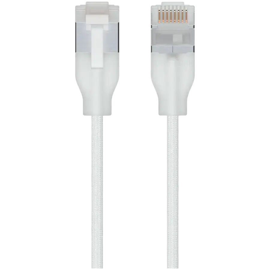 UniFi Ct6 brided ptch cble with trnslucent booted RJ45 for Etherlighting 10 GbE