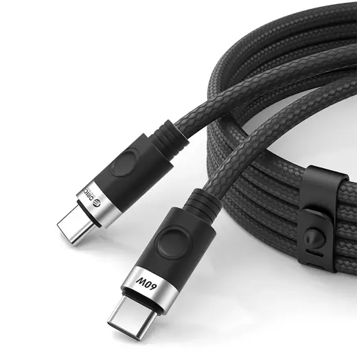 Orico CDX data transfer and charging cable | USB-C to USB-C | 60W | 1m | black